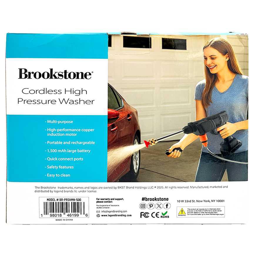 Brookstone Cordless Power Washer - Image 2