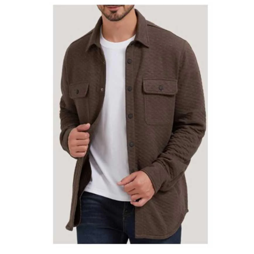 Cloudveil Men's Quilted Knit Shirt Jackets - Image 3