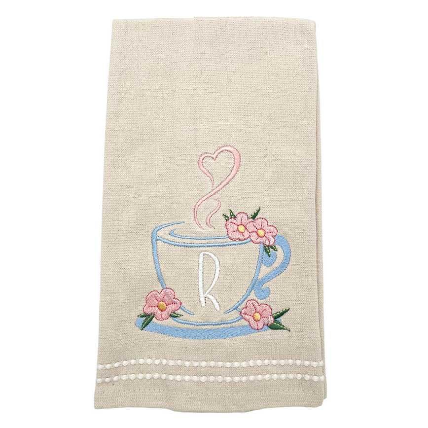 Embroidered Monogram Kitchen Towel - Image 3