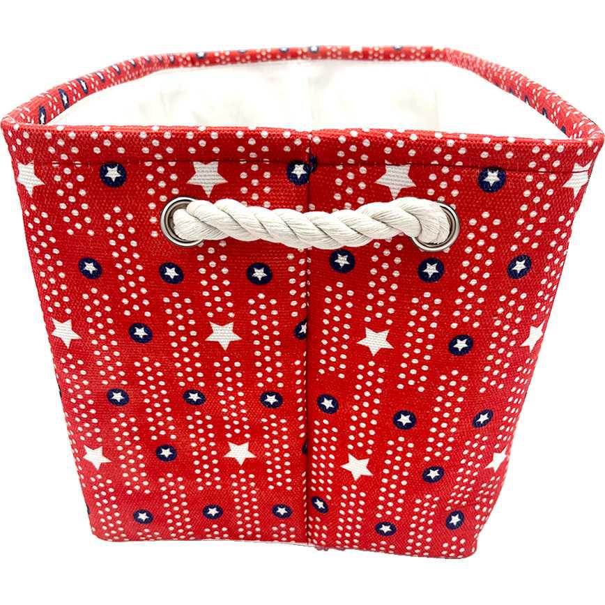 Fabric Basket Americana 15" x 10" - Image 2