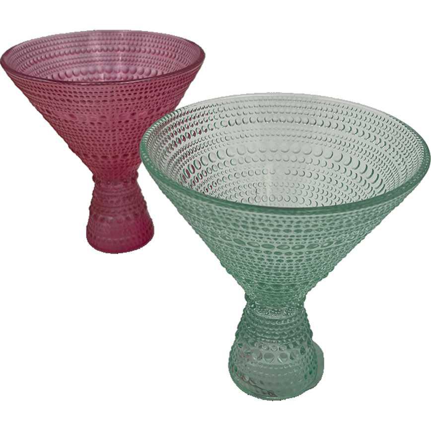 Hobnail Martini Glasses 10 oz. - Image 3