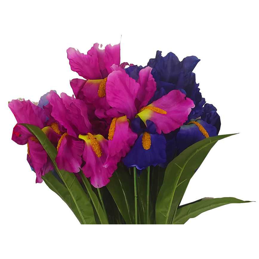Medium Artificial Spring Floral Bush - Image 3