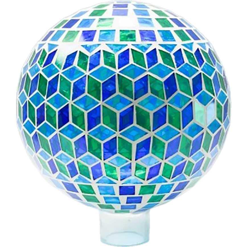 Mosaic Gazing Ball 10" - Image 3