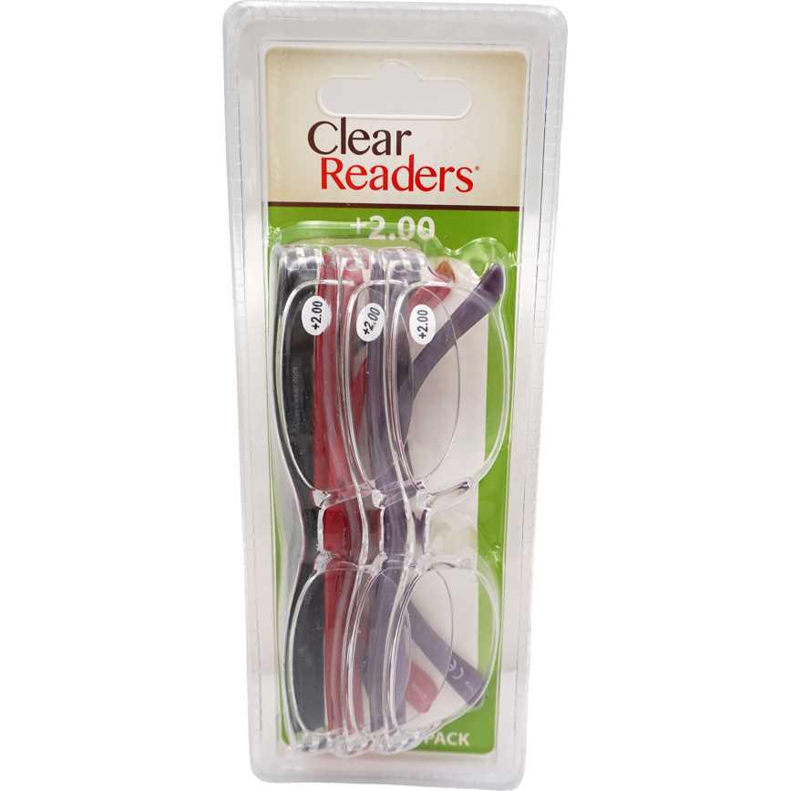 Clear Readers Reading Glasses 3 pk. - Image 3