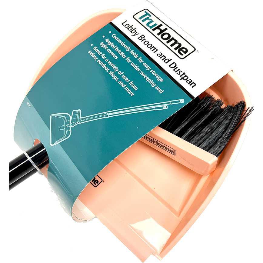 TruHome Lobby Broom With Dust Pan - Image 2