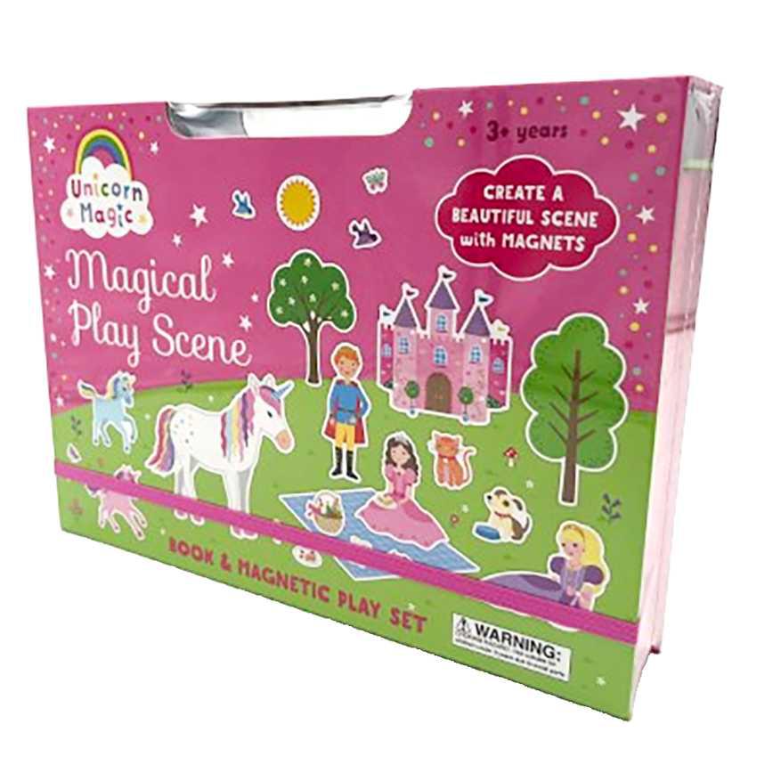 Unicorn Magic Magical Play Scene Book and Magnetic Play Set - Image 3